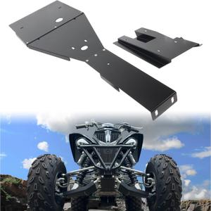 Aluminum Swing Arm Combined Skid Plate Guard Protector, Black