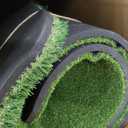 Golf Mat & Hitting Mat: 5.2 x 4ft, 6 x 4ft Practice Outdoor/Indoor 21 to 50mm Turf Mats with Ball Tray All-in-One Hitting Mats for Golf Practice, Perfect for Garage/Backyard, Ultra 6x4ft 21mm+45mm