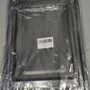 Nonstick Baking Sheet Pan Set - Cookie Sheets for Oven - 3 Piece Carbon Steel Bakeware Set - 9x13in, 10x15in, 11x17in with Extended Grips - Sturdy & Easy Clean -Black