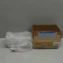 HOUSE DAY Desk Drawer Organizer Bins 8 PCS, 9*3*2" Clear Drawer Organizers with Silicone Pads, Vanity Organizers and Storage, Non Slip Plastic Drawer Organizer for Makeup, Bathroom, Kitchen, Office