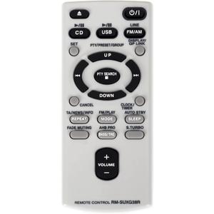 RM-SUXG38R Replace Remote Compatible with JVC Micro Component System UX-N1SUP UX-N1SUT UX-N1SUW UX-N1SUY UX-N1SUJ UX-N1WA UX-N1WUS UX-N1WUB UX-N1WUF UX-N1WUP UX-N1WUT UX-N1WUW UX-N1WUJ SP-UXN1
