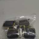 Metal Stem Heavy Duty Bed Frame Wheels Casters Rollers with Socket Sleeve Insters, Set of 4 Locking