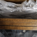 Triple Bookshelf with 3 Fabric Drawers, 4-Tier Book Shelf and 10 Display Shelves, Industrial Large Bookcase for Home & Office, Rustic Brown, 47'' Wide