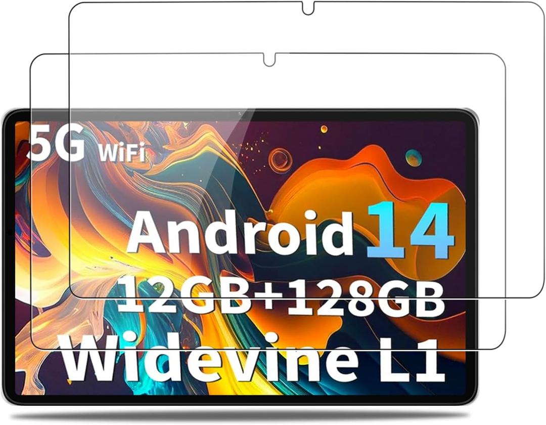 NOUKAJU Screen Protector for JJGJ/ QDDQ TB02 10inch, HD Tempered Glass, 9h Hardness, Scratch, Anti-Fingerprin, Tempered Glass Film Guard for JJGJ TB02[2 Pack]