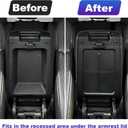 Center Console Organizer for 2022 2023 2024 Honda Civic Console Organizer Armrest Lid Hidden Storage Secret Compartment Hidden Storage Box Tissue Holder for 11th Gen Civic Accessories