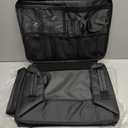 Golf Trunk Organizer  2 Layer Car Storage Case for Golfers with Separate Ventilated Shoe CompartmentPortable Golf Bag Organizer for Balls,Tees,Clothes,Gloves & AccessoriesGolf Gear for Men (Black)