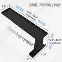 Ladder Extender Extra-Long, Heavy Duty Ladder Leveler | 400LBS Weight Capacity | 20.5" - 36.2" Adjustable Length & 13.1-19.3 Height Range, Fit for Single Ladders & Extension Ladders