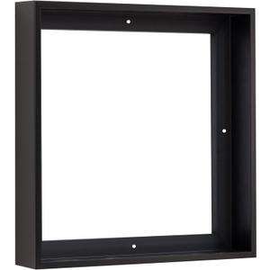 PIXY CANVAS Floater Frame 18x18 for 1-1/2 (1.5) inch Deep Canvas Paintings/Canvas Prints/Wood Canvas Panels/Wall Art/Wall Decor/Home Decor/Artwork (Black, 18 x 18 inch, Square)