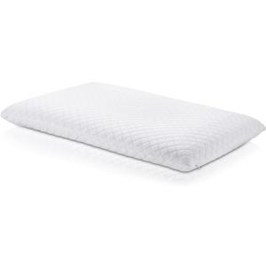 Ultra Thin Pillow for Sleeping, 3" Inches, Slim Pillow for Stomach Sleeper with Knitted Fabric Cove, High-Density Firm Flat Pillow | Memory Foam Stomach Sleeper Pillows (3 Inch Normal)