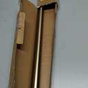Ivilon Drapery Window Curtain Rod - End Cap Style Design 1 Inch Pole. 48 to 86 Inch Color Warm Gold