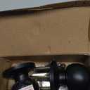 BESTTEN Keyed Entry Door Knob, Entrance Door Lock, Standard Ball, All Metal, Matte Black