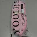 YOOLIFE Personalized Gifts for Women Teen Girls - Initial Makeup Bag Make Up Bag | 8 9 10 11 12 13 14 15 Year Old Girl Birthday Gift | Friend Birthday Bridesmaid Wedding Gift for Women Mom Pink L