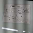 Magnetic Glass Whiteboard - Glass Dry Erase Board 48"x36" Large Frameless Board for Walls Office School and Home