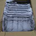 Goovilla Freezer Organizer Bins with Foldable Handle, 8 Pack Stackable Freezer Baskets for 3.5-7 Cu.FT Deep Chest Freezer Organization, Coated Metal Freezer Storage Bins with Better Space Utilization (Black)