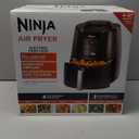 Ninja | Air Fryer | 4 QT Capacity | 4-in1 Roast, Crisp, Roast, Reheats, & Dehydrates | Dishwasher Safe Parts | Includes 20 Easy & Healthy Recipes | Compact | Grey | AF101