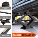 New Version Car Jack Kit Scissor Jack for Car 3 Ton 6614 lbs Spare Tire Changing Kit,Portable Tire Jack Repair Kit with Lug Wrench,Car Lifting Jack for Auto/SUV/MPV