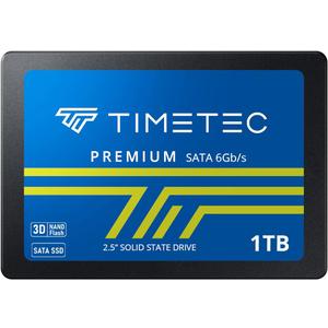 Timetec 1TB SSD 3D NAND SATA III 6Gb/s 2.5 Inch 7mm (0.28") Read Speed Up to 550 MB/s SLC Cache Performance Boost Internal Solid State Drive for PC Computer Desktop and Laptop (1TB)