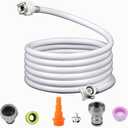 Portable washing machine hoses, Used for Compact Washer washing machine water supply line，faucet adapter for Portable Washer,Replacement Portable Washer Hose,Washing Machine Hose 6ft