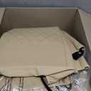 NS YOLO Full Coverage Leather Car Seat Covers Full Set,Waterproof Seat Covers for Cars,SUVs Pick-up Truck, Car Seat Cushion,Car Seat Protector,Beige Seat Cover with 5 Seats