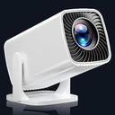 Mini Projector, Portable Projector 4K & Full HD 1080P Support, 270° Rotation Outdoor Projector, Movie Projector Compatible with Smartphone, TV Stick, Laptop, PS4, HDMI, USB (No WiFi or Bluetooth)