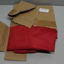 sancua Round Tablecloth - 70 Inch - Water Resistant Spill Proof Washable Polyester Table Cloth Decorative Fabric Table Cover for Dining Tables, Buffet Parties and Camping, Red