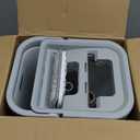 JOYMOOP Mop and Bucket with Wringer Set, Hands Free Flat Floor Mop and Bucket, with 3 Washable Microfiber Pads, Wet and Dry Use, Floor Cleaning System