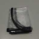 Handbag Raincoat  Clear Waterproof Rain Slicker for Designer Handbags Luxury Bags  EVA Bag Covers, Portable Rain Protective Cover (Transparent rectangle)