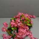 DearHouse 6 Pack Artificial Fake Wisteria Vine Ratta Hanging Garland Silk Flowers String Party Home Wedding Decor, 3.75 Feet/Piece,Pink