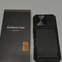 for iPhone 16 Pro Case Wallet, Built-in Card Holder (4-5 Cards), Slide Camera Cover, Military Grade Drop Protection, Rugged Heavy Duty Men Women Protective Phone Case for iPhone 16 Pro, Black