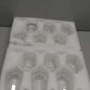 Liquor Glasses Set of 12, 12oz Clear Red/White Liquor Cup, Long Stem Liquor Glasses for Party, Wedding and Home