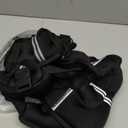 Zikopomi Weighted Vest Woman Man, 12lb/ Weight Vest with Reflective Stripes for Workout, Strength Training, Running, Fitness, Muscle Building, Weight Loss, Rucking Vest (Black)