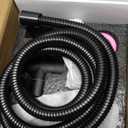 Handheld Toilet Bidet Sprayer, Water Pressure Adjustable Sprayer with Hose and 7/8 "T-Valve, Jet Spray and Soft Spray, for Toilet, Bidet, Shower etc., Stainless Steel, Black