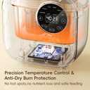Felizbebe Bottle Warmer for Breastmilk, 11-in-1 Double Bottle Warmer Large Touchscreen with Night Light, Detachable for Easy Cleaning & Accurate Temperature Control, Timer, Milk Warmer for Baby