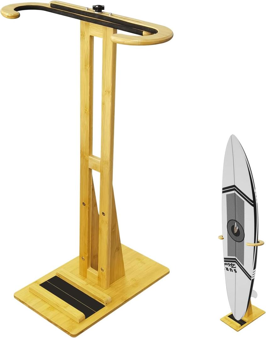 TWO STONES Paddle Board Rack Storage, Vertical Surfboard Stand, Surfboard Rack for Wall-Free to Display Indoor and Outdoor Hold Up to 80cm Width