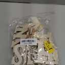 96Pcs Wooden Letters for Crafts, 3 Inch Unfinished Capital Wooden Alphabet Letters&Numbers Wood Letters for DIY Painting Arts Home Decorations Spelling Learning