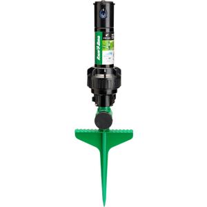 Rain Bird 42SASPG 42SA Gear Drive Rotor Lawn and Garden Sprinkler on Heavy Duty Green Spike, Adjustable 40 - 360 Pattern, 26' - 38' Spray Distance
