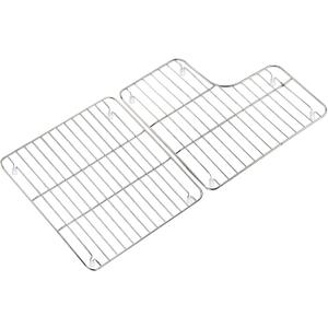 Sink Protector for Kohler K-6639-ST Whitehaven Bottom Basin Rack with 6488 Farmhouse Sink protectors compatible-Stainless steel