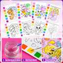 3 x Rotu Valentines Cards for Kids Classroom - Valentines Day Gifts for Kids Valentines Day Cards for Kid School Valentine Day Classroom Favors Valentine Class Gifts Paint Set (240 PCS)