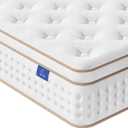 Vesgantti Full Mattress, 10 Inch Memory Foam Hybrid Mattress in a Box with Individual Pocket Spring, Full Size Mattress for Pressure Relief, Motion Isolation, Medium Firm Support