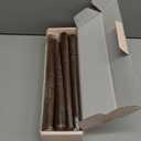 8 Pack 10 Inch Nut Brown Taper Candles for Dinner Home Decor Wedding Shower