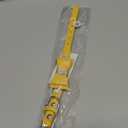 Rhinestone Dog Collar with Bow Tie, Cute Knot Crystal Bling Diamond Glitter Puppy Collars for Small Pet Girls Dogs Female Cats, Yellow Small