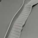 Splash Guard for Bathtub Kids, 2.6FT Extra Long Silicone Bath Splash Guard with 11 Strong Suction Cups, Bathtub Toy Holder & Play Shelf for Toddlers, Prevent Water Spills, Gray