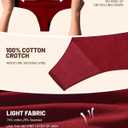 AYMEFF Cotton Thongs for Women High Waisted Seamless No Show Thong Stretchy Comfort Panties S-XL (XL)