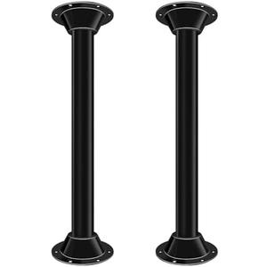 29" RV Table Base Mount and RV Table Legs,Camper Tables Base Mount Pedestal Flange and Dinette Legs Pole for Camper Trailer Motorhome, Tables and Floor Mounting, Includes Mounting Screws, Aluminum