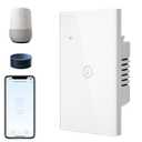 BSEED Smart Water Heater Switch, Zigbee Switch Compatible with Alexa, Google Assistant, Touch Switch with APP Control and Timer Function for Bathroom, Group Share Remote Voice Control, 40A, White