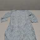 APRIL GIRL Flower Girl Dress, Lace Dress 3/4 Sleeve (Gray, 4T), 170