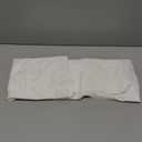 Horbaunal White Bed Wedge Pillow Cover with Zipper Design, Wedge Pillowcase Protector with Side Pocket for Storage, 26" L x 25" W x 7.5" H(Pillow Not Include)