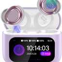 Sleep Earbuds Light-Weight Headphones, 48H Playtime with Charging Case, Mini Sleep Headphones Bluetooth in Ear Small Design for Side Sleepers, Lavender