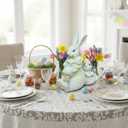 Resin Bunny Figurine, 4.5in Adorable Mom and Baby Bunnies Decor, Family Unity Easter Table Decorations, Spring Home Decor, Rabbit Ornaments for Easter Gifts(Mom and Baby)