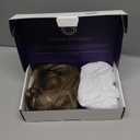 HAIRCUBE 13x6 HD Transparent Lace Front Wig, Brown Highlight Long Straight Synthetic Wig Glueless Wig with Natural Density Hairline & Adjustable Cap (#F8/27/88)